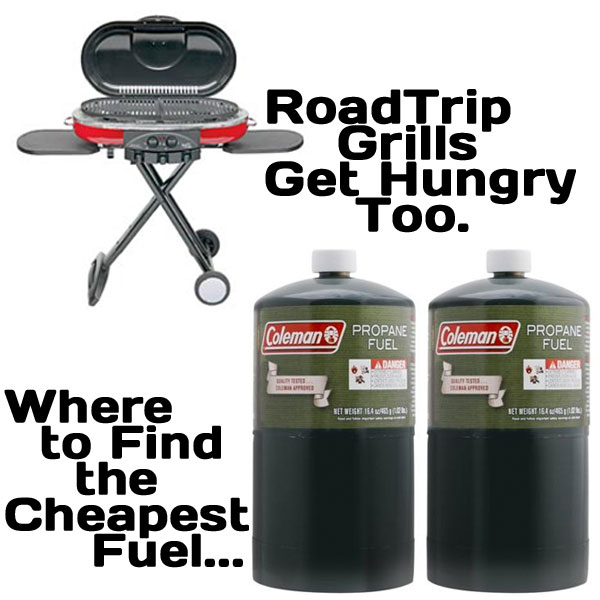 Coleman Propane Fuel Tanks for Hungry Road Trip Grills