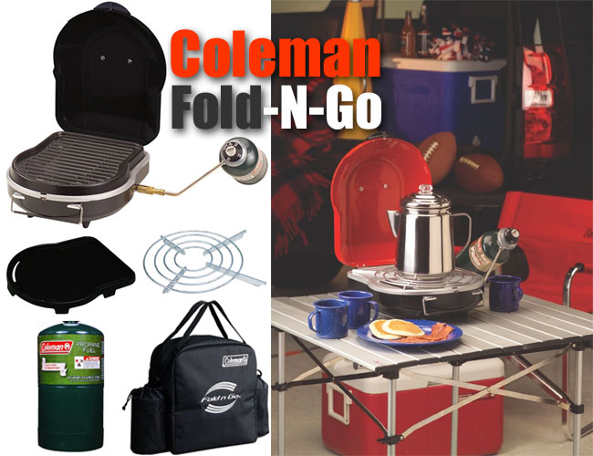 coleman fold n go stove