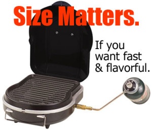 Size matters: Coleman Fold N Go Grill