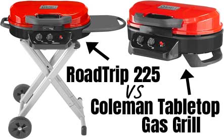 RoadTrip 225 VS Coleman Tabletop Gas Grill