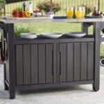 Keter Outdoor Prep Table on Wheels