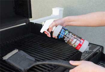 Spray-on Grill Cleaner for BBQ - Natural, Non-Toxic, Safe, Effective and Works Fast